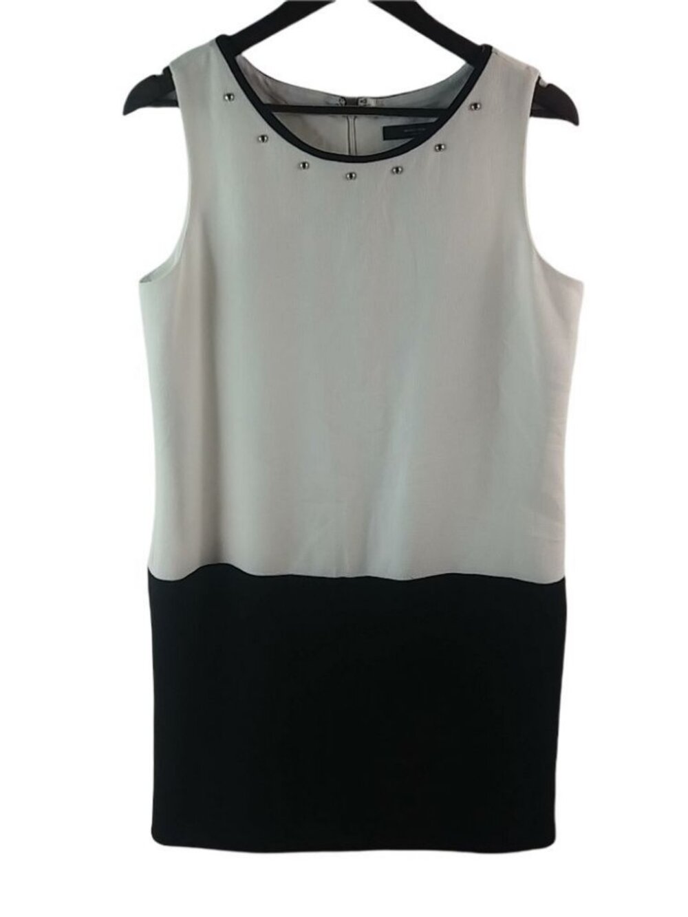 Marc NY Anthony Marc 8 Black White Sheath Dress